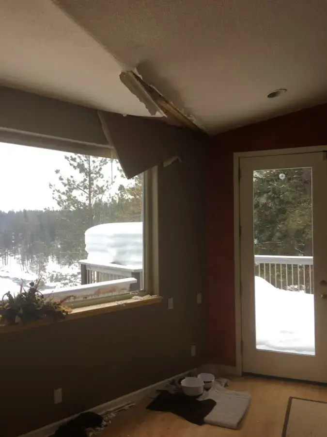 Ice Dam Water Damage in Weston, MA